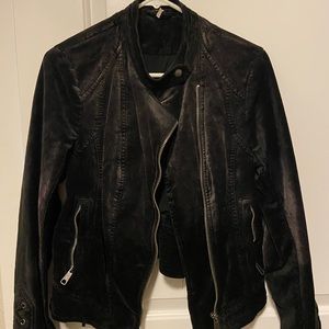 Free people suede jacket perfect condition size small